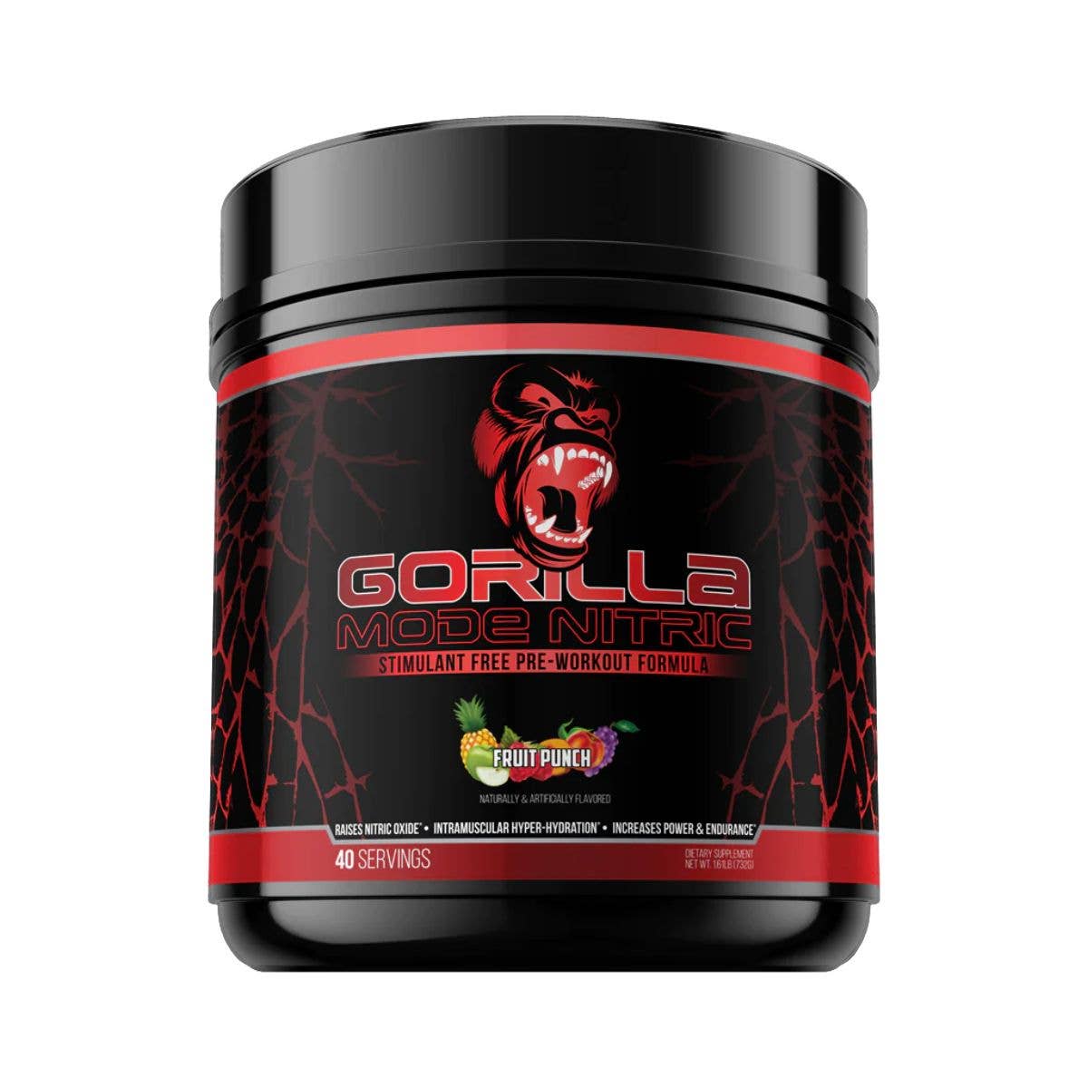 Campus Protein - Wholesale Oral Supplement/Vitamin - Gorilla Mind Gorilla Mode Nitric Stim-Free Pre-Workout9