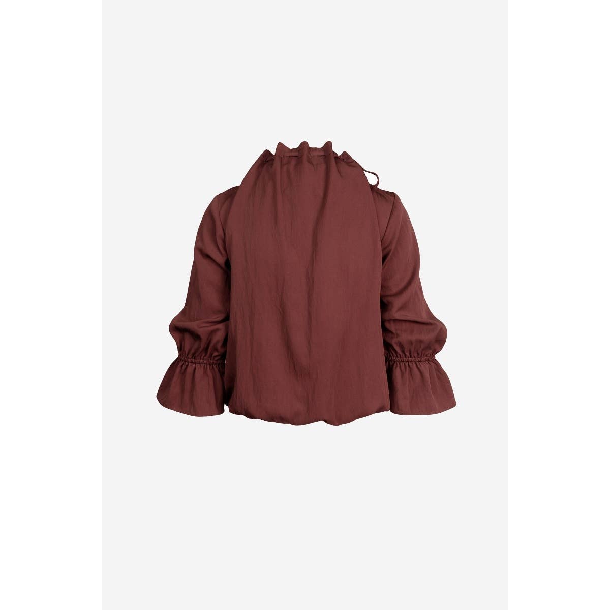 Naked Zebra - Wholesale Blouse - Women's - Long Sleeve Cinched Mock Neck Blouse27