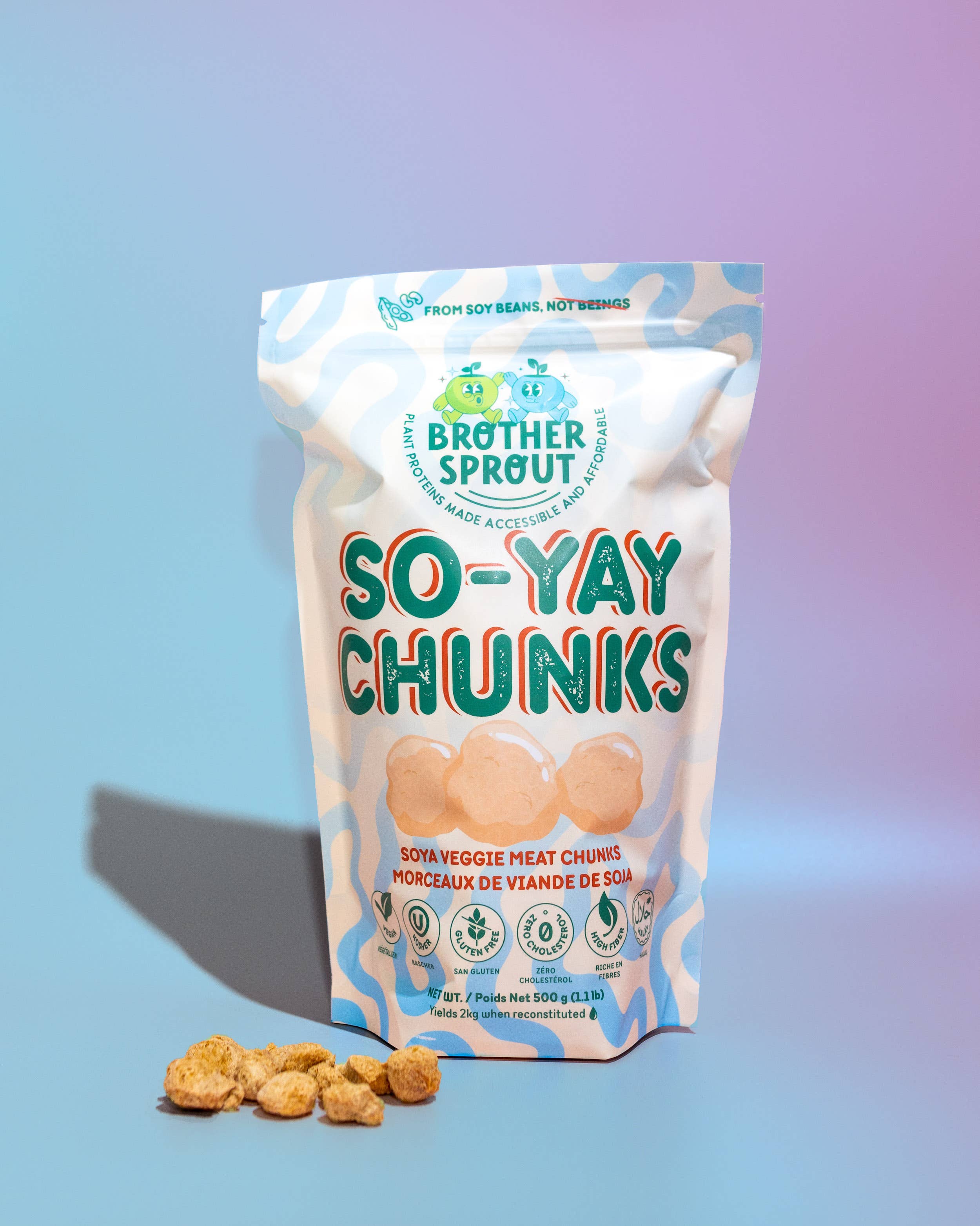 Brother Sprout - Wholesale Shelf-stable prepared meal - So-Yay Chunks