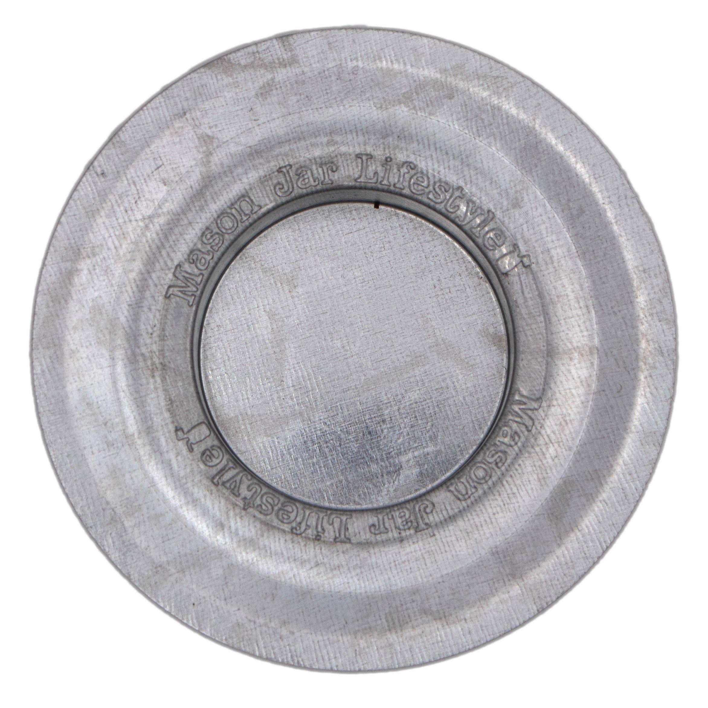 Mason Jar Lifestyle - Wholesale Candle Holder - Tea Light Holder Metal Lid Insert for Mason Jars 6 Pack8