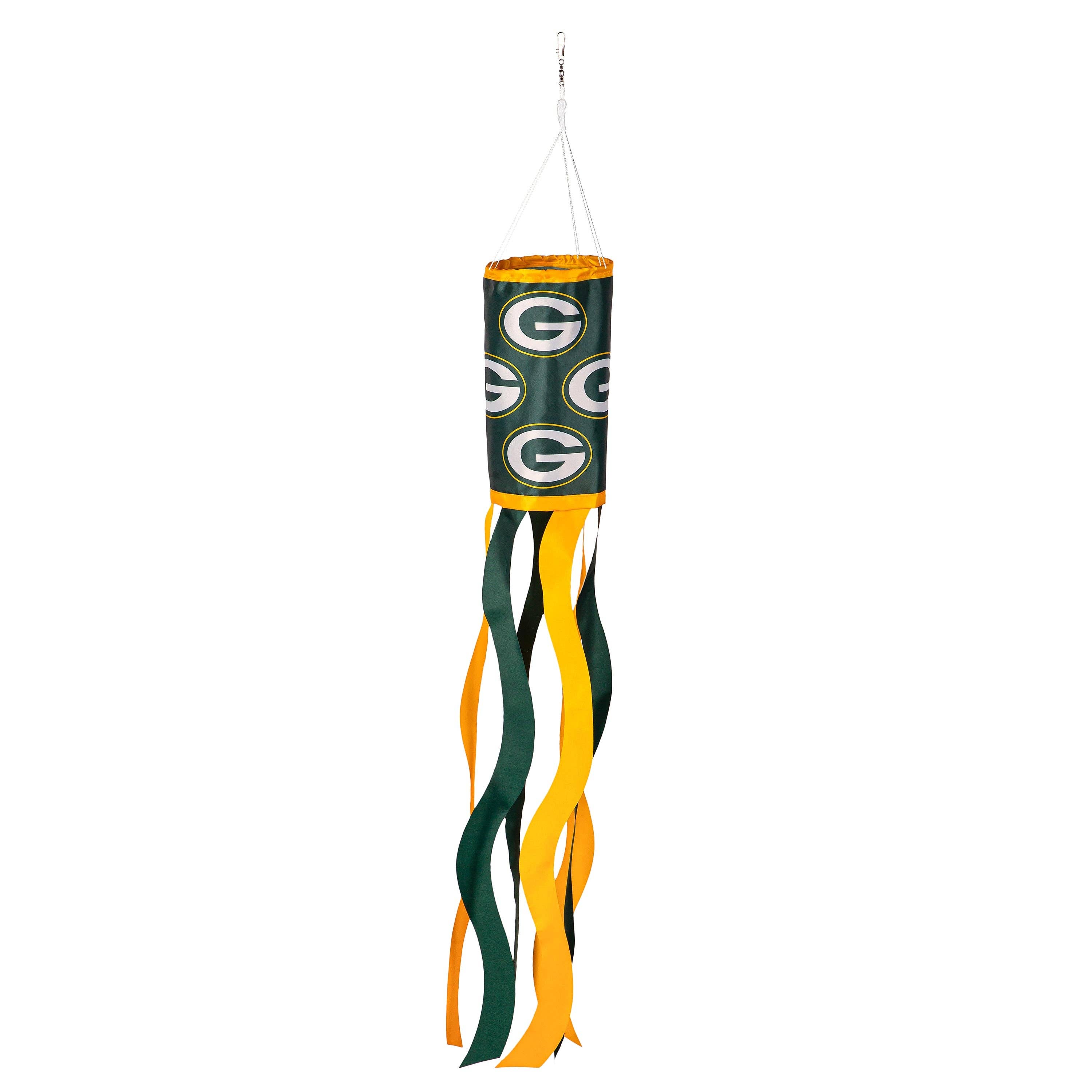 Evergreen Enterprises - Wholesale Wind Chime - Green Bay Packers Windsock1