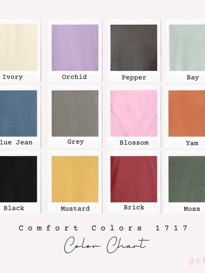 P E T I T R U E - Wholesale Screen Printed T-Shirt - Women's - Oh Butter Comfort Colors T-Shirt - Fun Foodie Graphic4