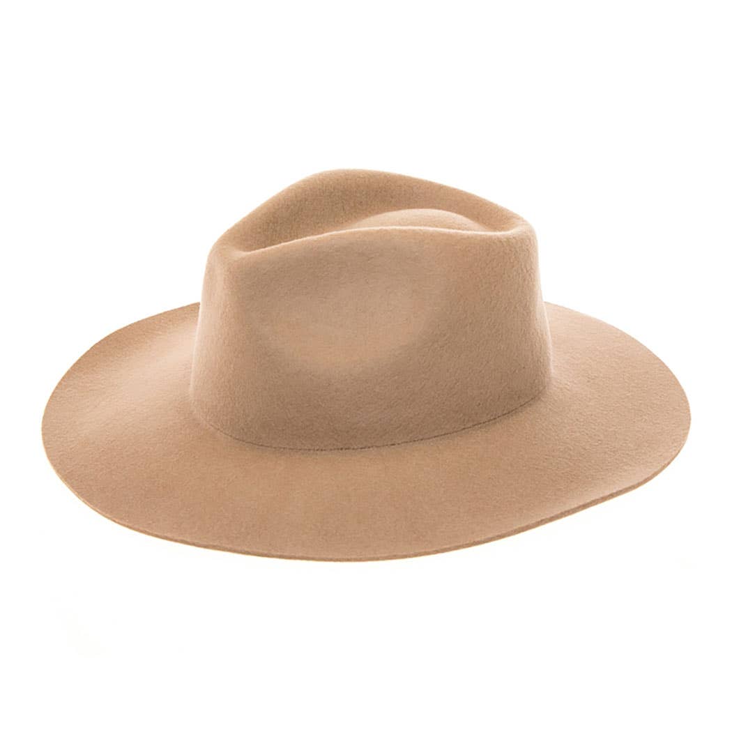 AdornWise - Wholesale Fedora - Women's - Wool Rancher Hat - 100% Australian Wool, Teardrop Crown 2