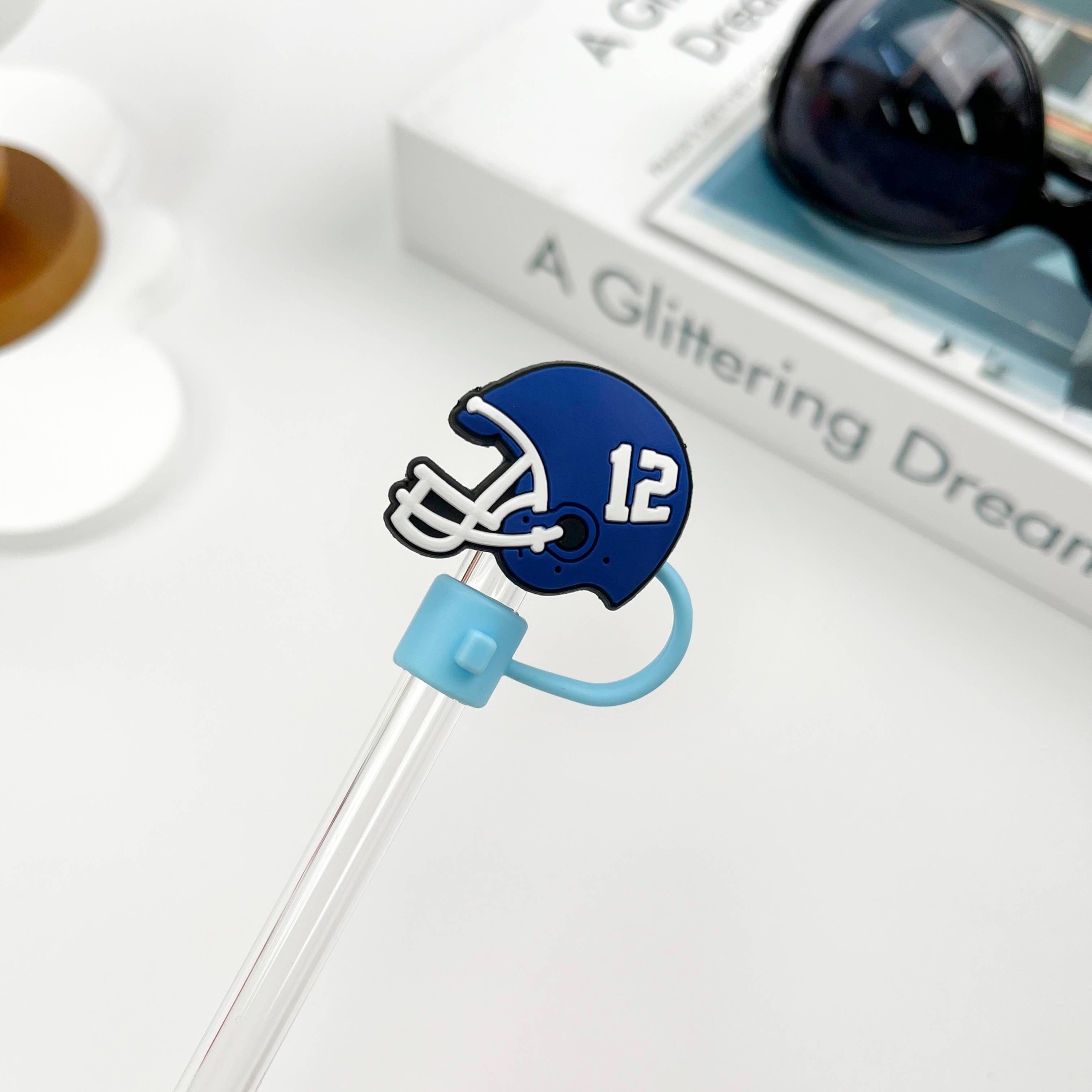 SoapElenGlen - Venta al por mayor Pajitas para beber - Cubrebolas con forma de bola de la serie Sports Series9