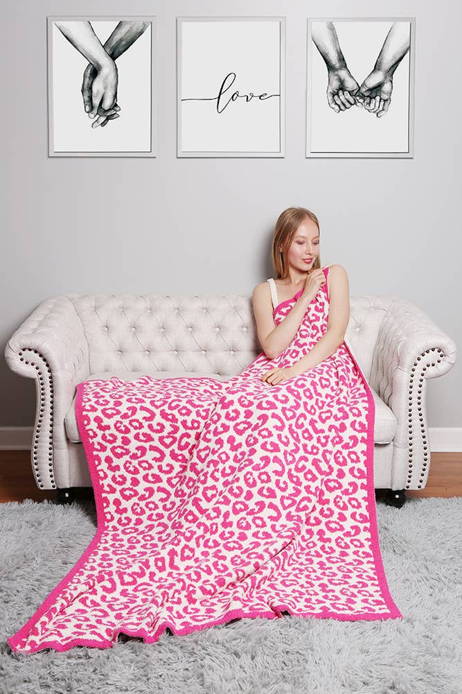 Hana - Wholesale Throw Blanket - Luxury Soft Leopard Print Throw Blanket3