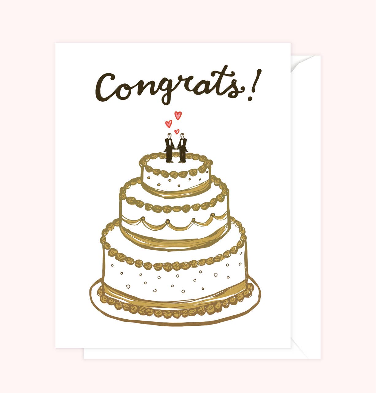Sassy Banana Design Co. - Wholesale Wedding Card - Congrats! Wedding Greeting Card2