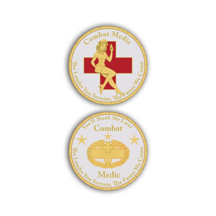 Combat Medic Coin for wholesale by Bunker 27