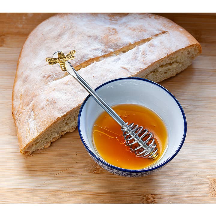 Abbott - Wholesale Honey Dipper - Bee Handle Honey Dauber - 6"L4