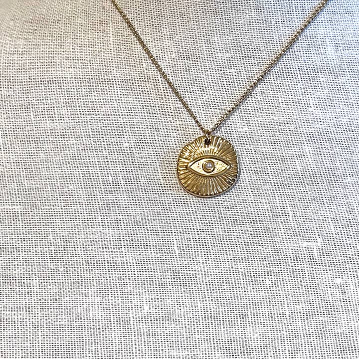 Collier Pièce d'Œil Or pour la vente par Royce and Oak