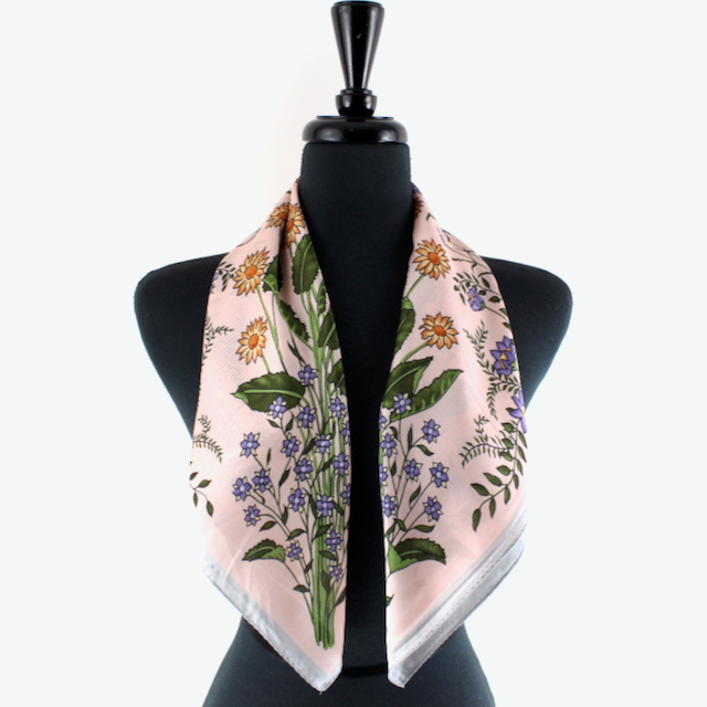 Pretty Persuasions - Wholesale Scarf - Women's - S25095 Floral Square Scarf (28"x28")16