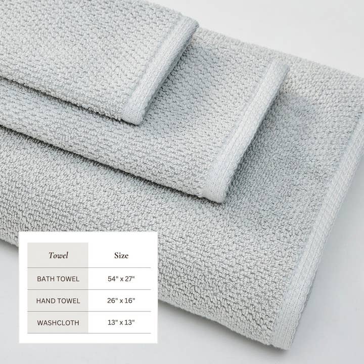 BH Collective - Wholesale Towel Set - Cotton Textured Bath Towel Set - Acacia Collection51