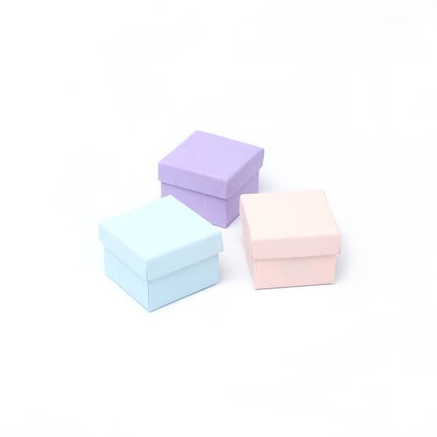 Inca UK - Wholesale Gift Box - Ring Box. 5x5x3.5cm. Coloured Paper Gift Box0