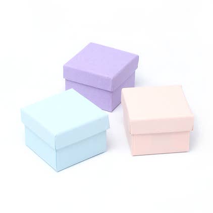 Inca UK - Wholesale Gift Box - Ring Box. 5x5x3.5cm. Coloured Paper Gift Box0