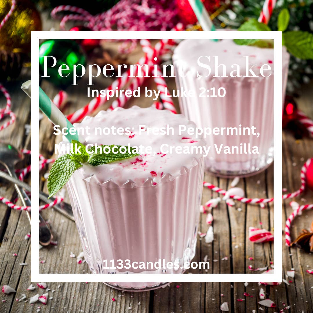 1133 Candles – wholesale Wax melt – Peppermint Shake Wax Melts | Christmas Gifts