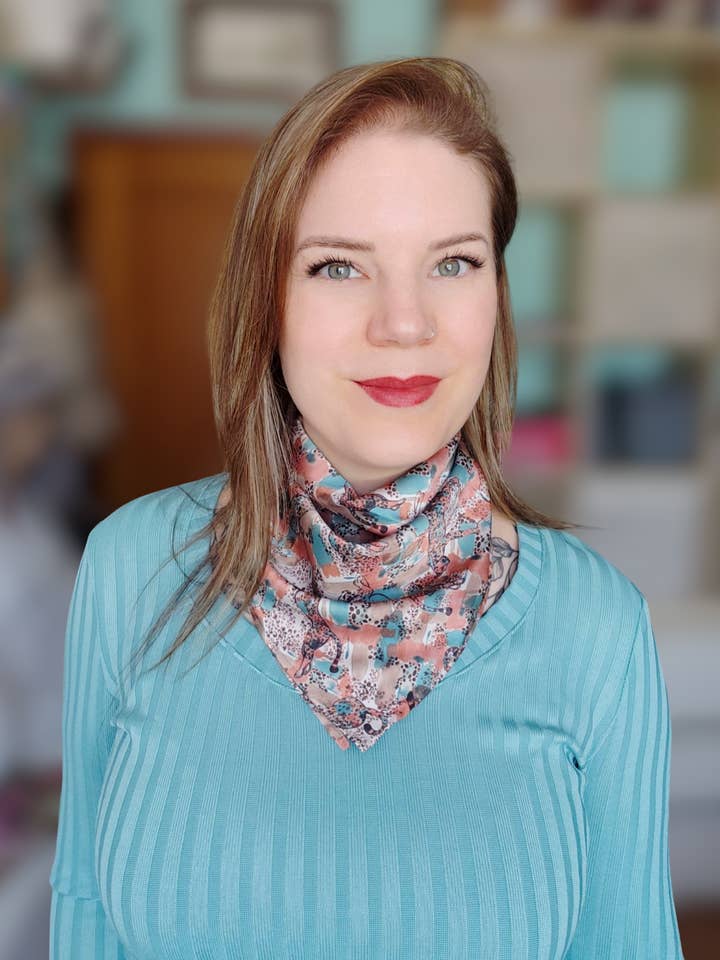 Mocha Mousse Leopard Bandana for engroshandel hos Rodal Studio