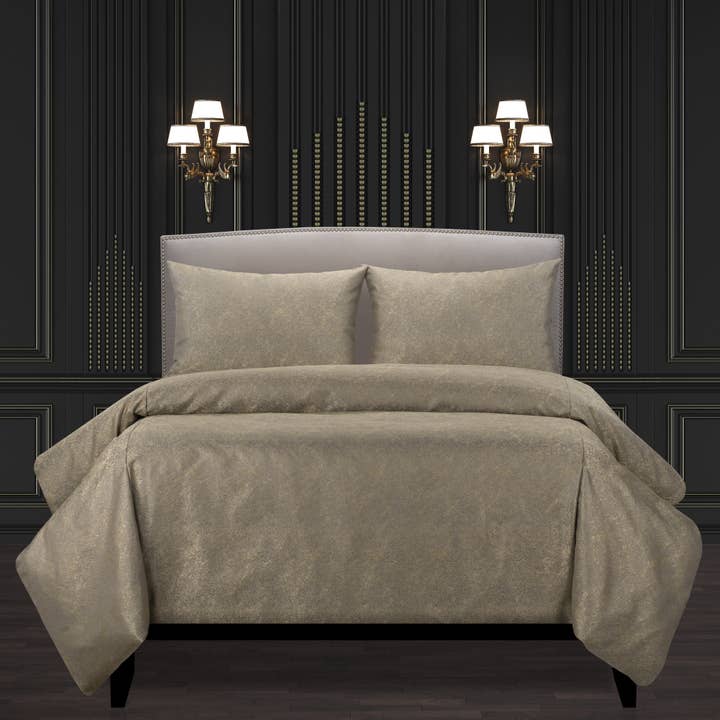 F Scott Fitzgerald Jazz Club Luxus-Bettwäschegarnitur, Bronze für den Großhandel von Siscovers