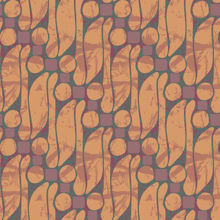 Batik - Papel pintado Serengeti para venta al por mayor de Detroit Wallpaper Co.