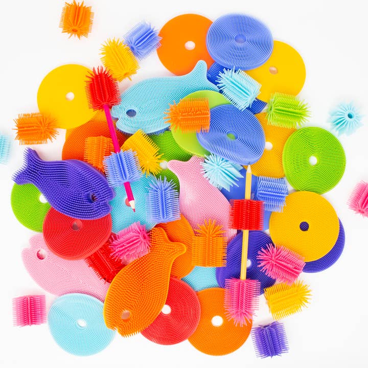 Innobaby on Faire - Wholesale Fidget Toy - Kids - Food Grade Silicone Fidget Sensory Fish Toy / Tactile Brush5