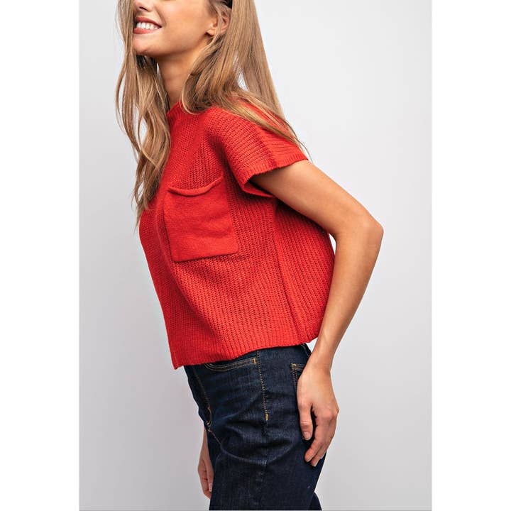 Coloring You - Wholesale Knit Sweater - Women's - FSG-TP8847-8 DROP SHOULDER RIB-KNIT SWEATER TOP3