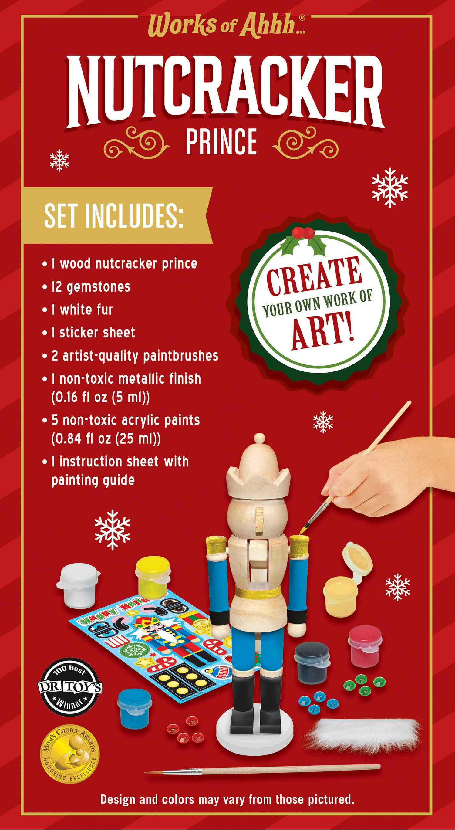 Masterpieces Puzzles - Wholesale DIY Craft Kit - Kids - Nutcracker Prince Wood Paint Set2