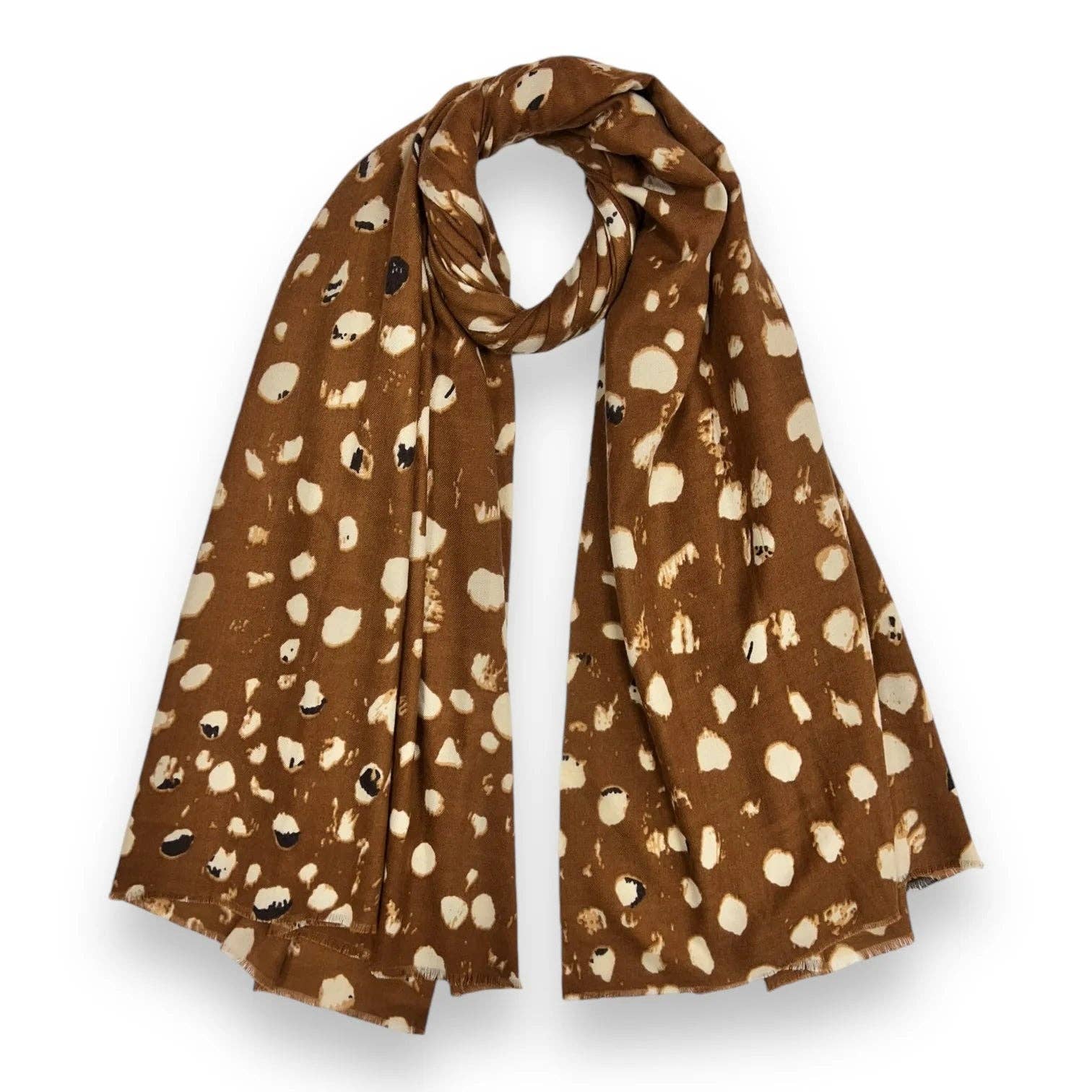 Lili Scarves (US Duty Free) – wholesale Scarf – Women's – Spotty Print Medium Weight Scarf2