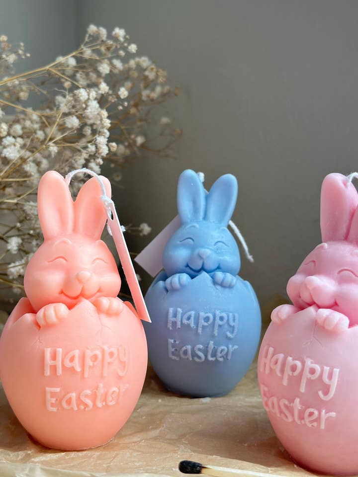 "Vrolijk Pasen" Kaars voor wholesale door LA AROMA CANDLE CO.