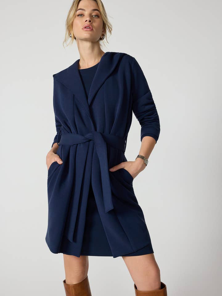 Dreamweave™ Cardigan - Navy Blazer for wholesale by MPG