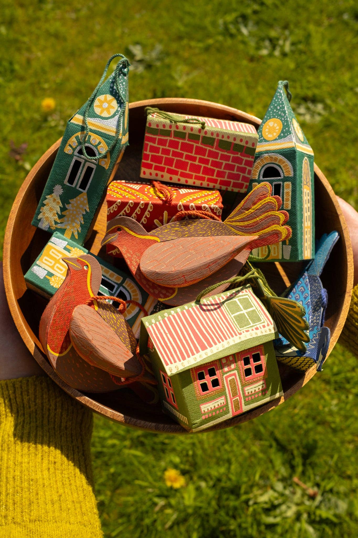 East End Press – wholesale Prydnad – Partridge skärmtryckt bräddekoration6