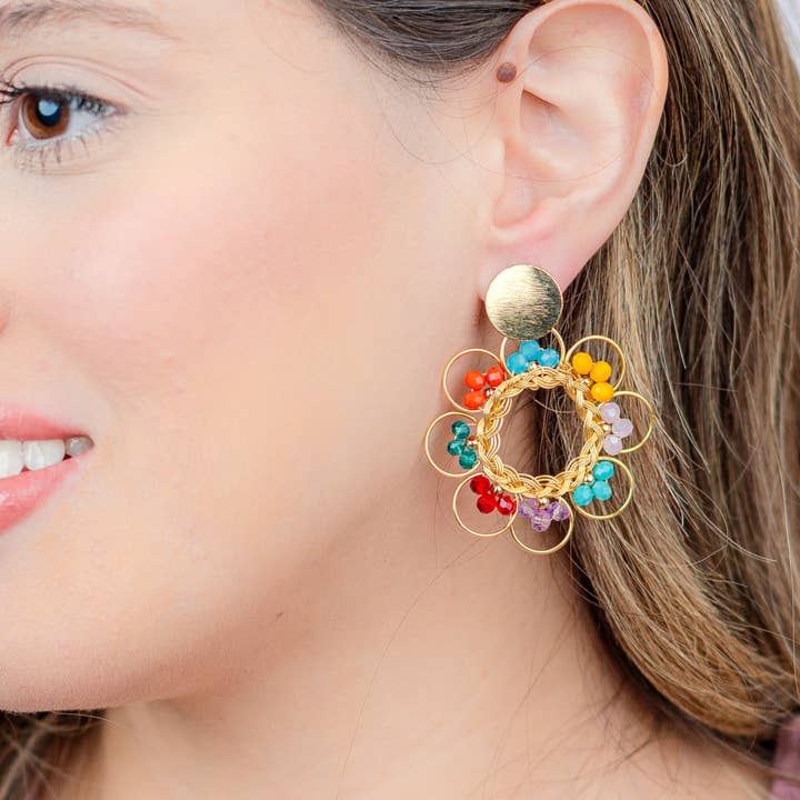 Halo Fiesta Earrings for wholesale by Pria Handmade Accessories