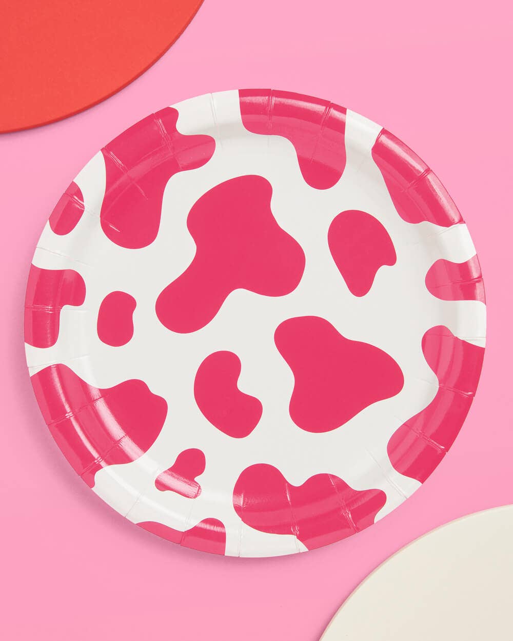 xo, Fetti - Wholesale Disposable Plate - Pink Cow Paper Plates, Bachelorette, Birthday, Rodeo Decor3