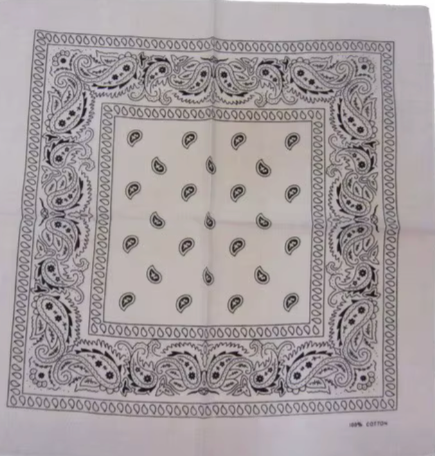 HoopLa - Wholesale Bandana - Women's - Bandana- 22" X 22"  100% Cotton Square Bandana Scarf1