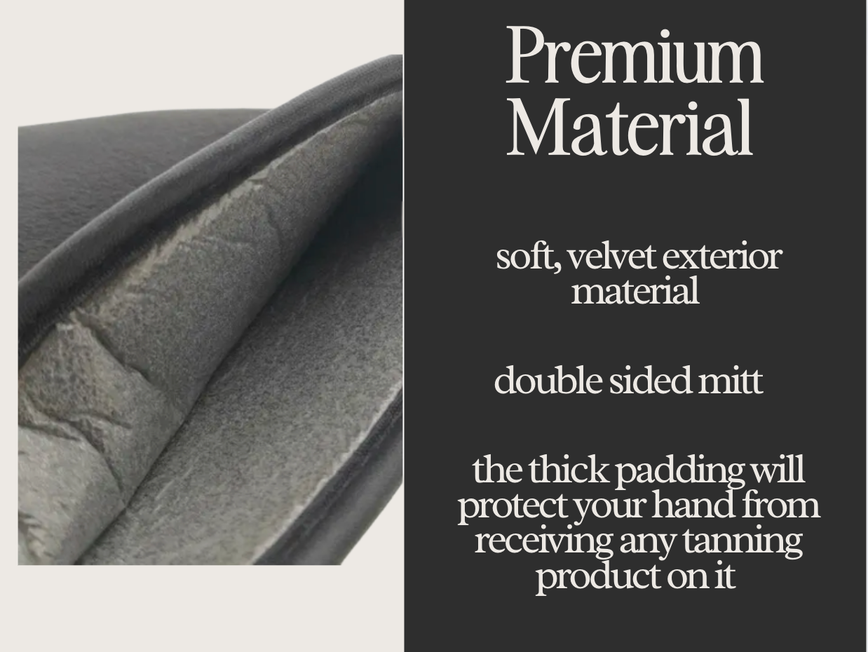 the glo CEO - Wholesale Self-Tanner - Velvet Self-Tanning Mitt | Sunless Tanning Glove5