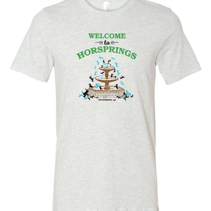 Welcome to Horsprings! Hot Springs, AR T-shirt for wholesale by AR-T's