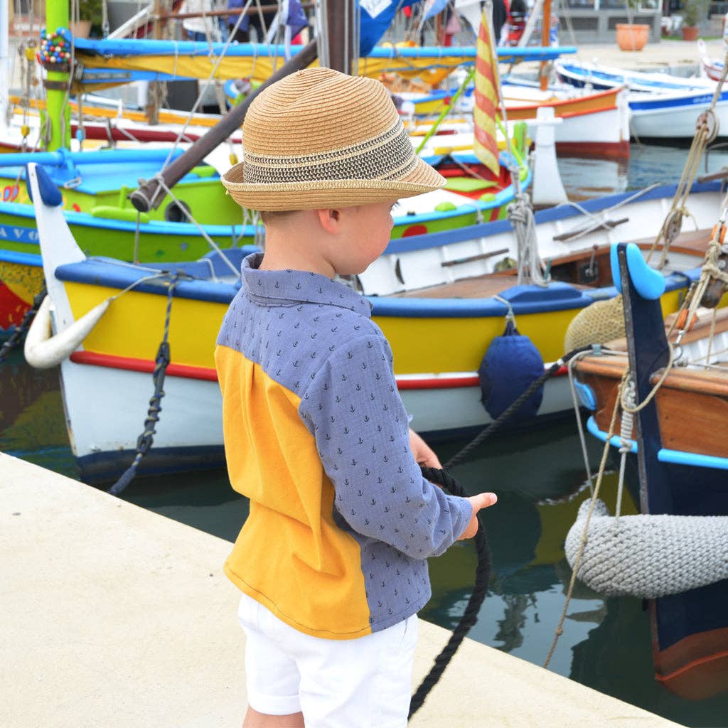 Super Bison – Engroshandel DIY-sysæt – Mønster skjorte Victor 2/12 år9