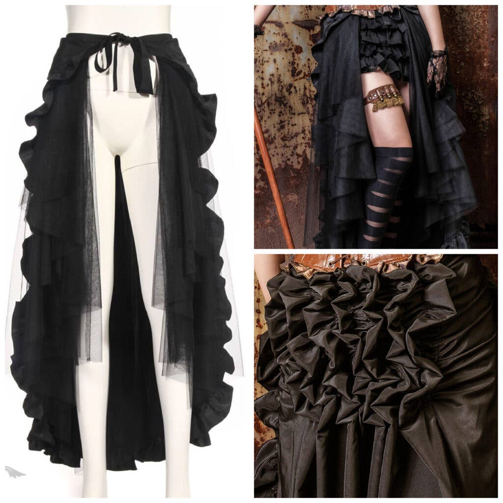 Western Fashion - Wholesale Skirt - Women's - SP100 - Steampunk Long Skirt0