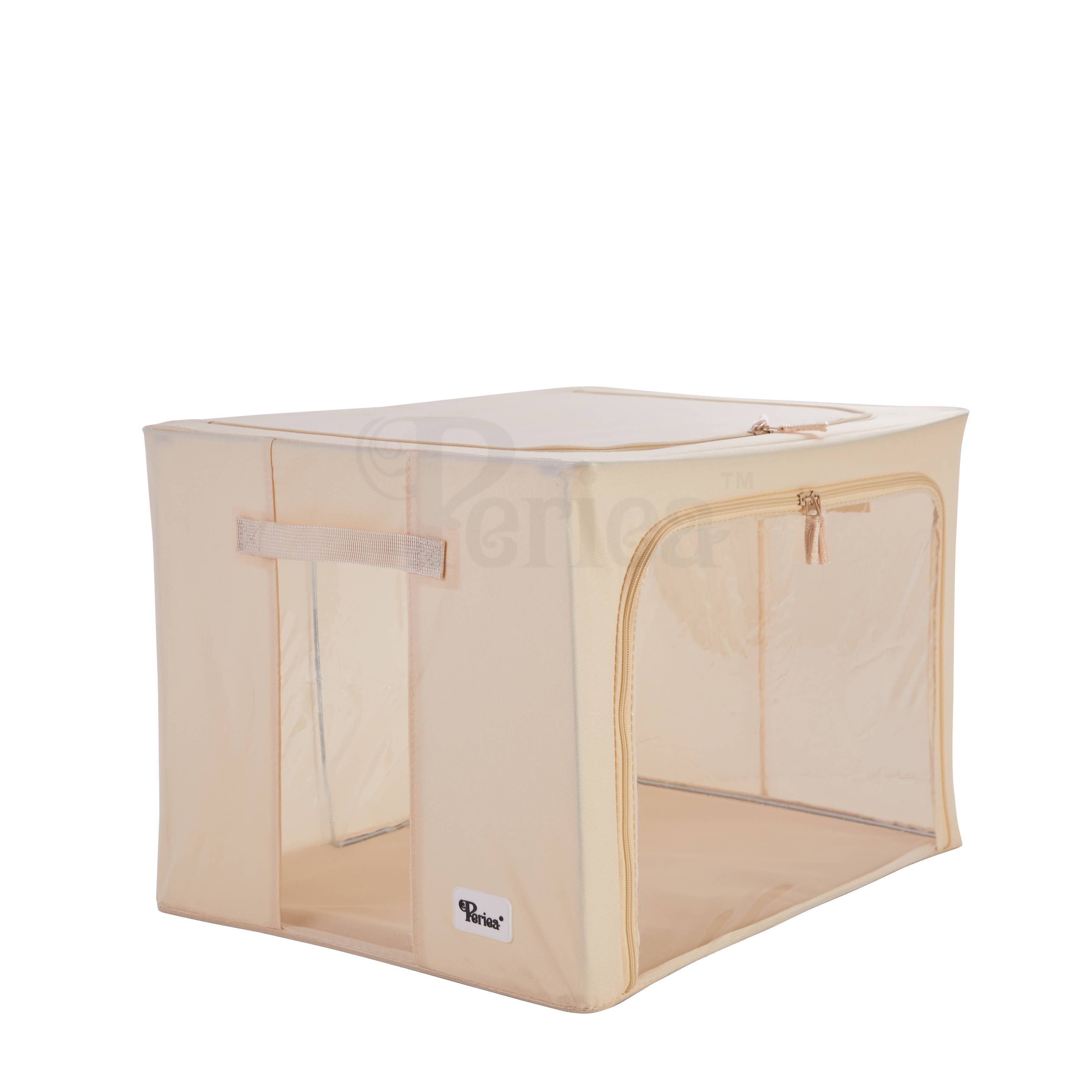 Periea - Vente Bacs de rangement - Periea Beau – Bac de rangement pliable avec structure métallique50