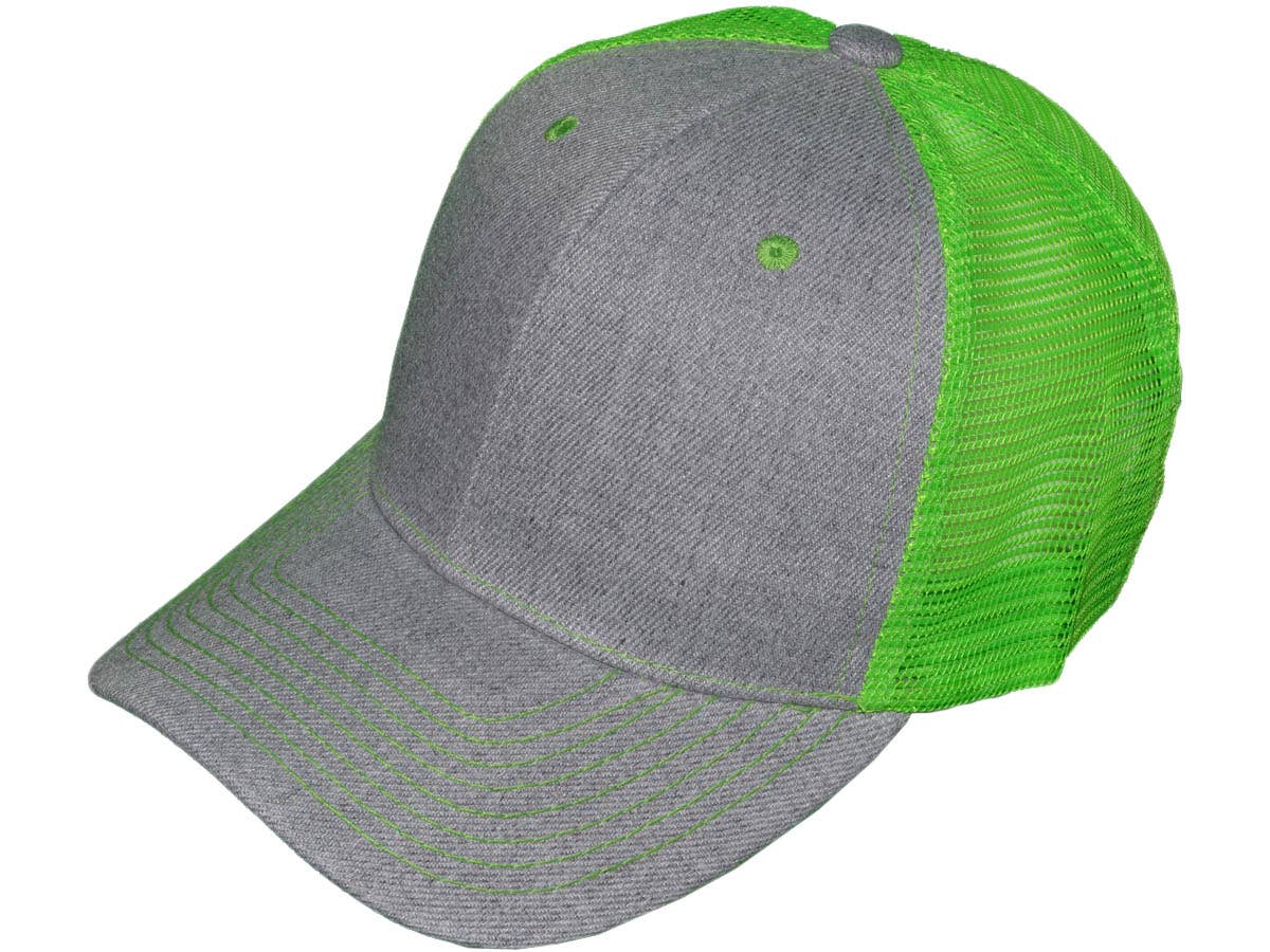 Buck Wholesale - Venta al por mayor Gorra trucker - Unisex - Gorras de camionero en blanco - Gorras BK de malla estructurada79