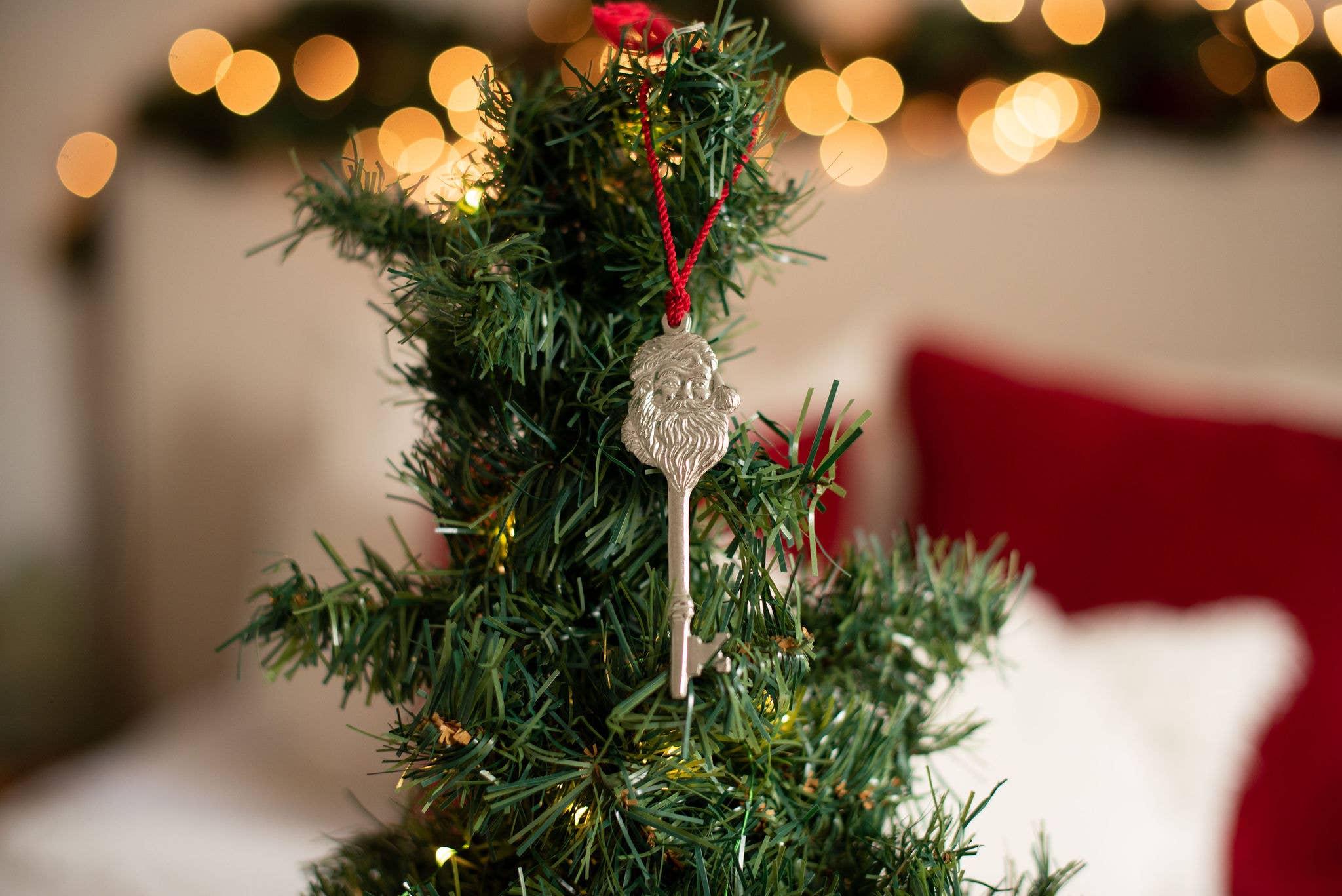 House of Morgan Pewter - Wholesale Christmas Decoration - Kids & Baby - Magical Santa Key Ornament - Christmas Eve Gift for Child20