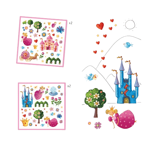 Lyeto Toys - Wholesale Sticker - Kids & Baby - Stickers - Princesa Marguerite (160)1