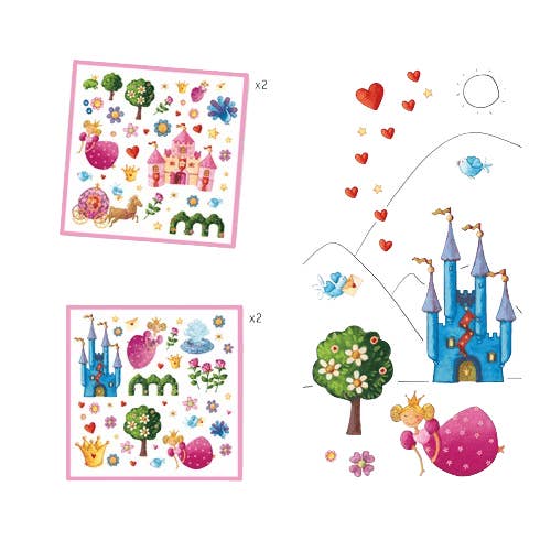 Lyeto Toys - Venta al por mayor Pegatinas - Niños y bebés - Pegatinas - Princesa Marguerite (160 unidades)1