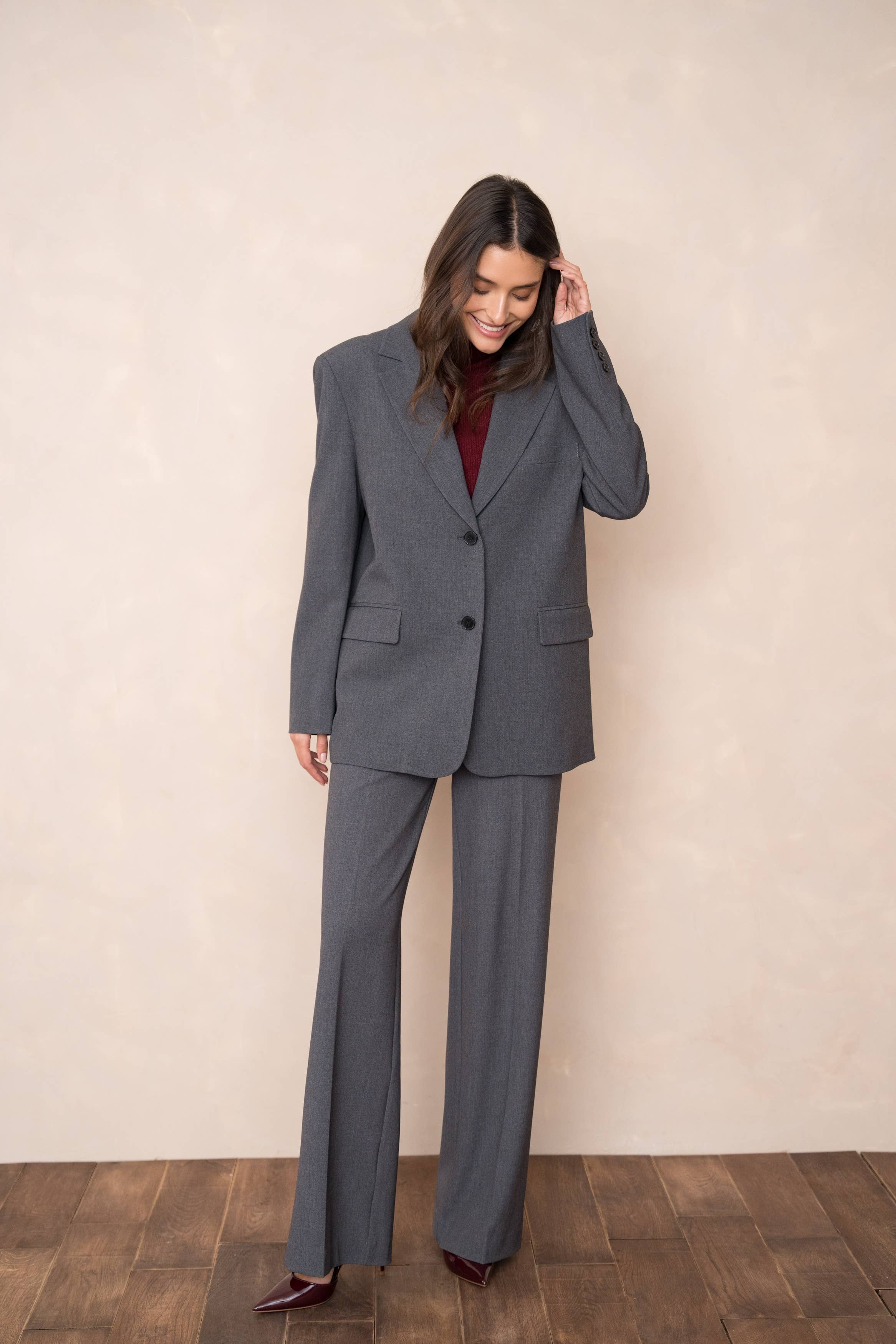 Attentif Paris - Wholesale Blazer - Women's - Oversized double-breasted jacket with back opening29