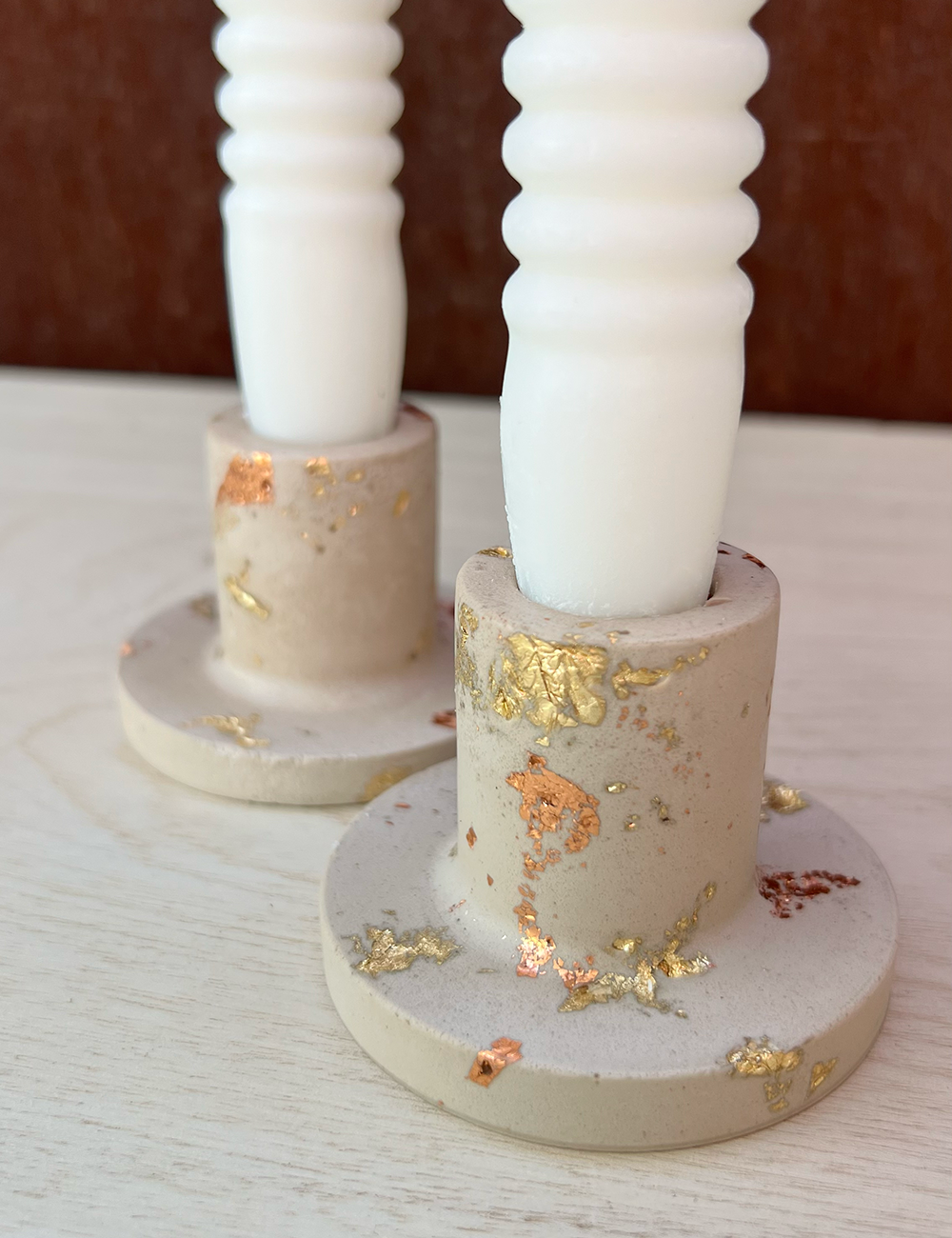 Well Hello Studio - Wholesale Candle Holder - Gold Rush Shorty Candle Holders (Set of 2)4