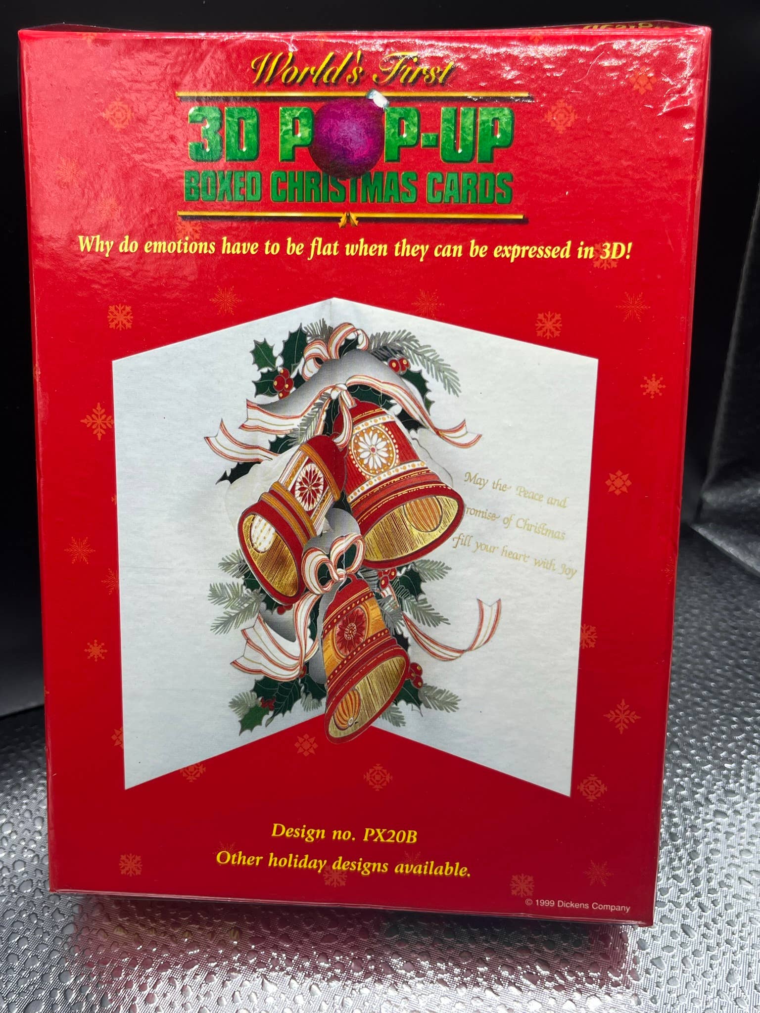 DICKENS INC. - Vente Cartes de Noël - Cartes de Noël en boîte pop-up 3D | ABX24B2