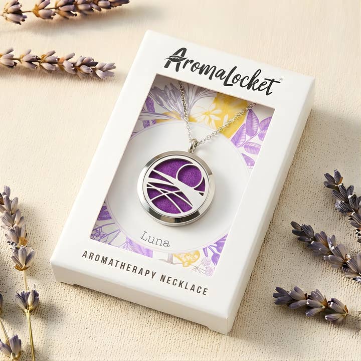 Luna Essential Oil Diffuser Necklace for wholesale by Matrix Aromatherapy
