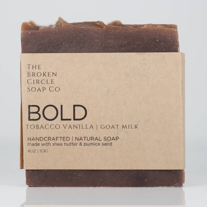 Bold | Gedemælksæbe | Eksfolierende | Mænd for engroshandel hos The Broken Circle Soap Co