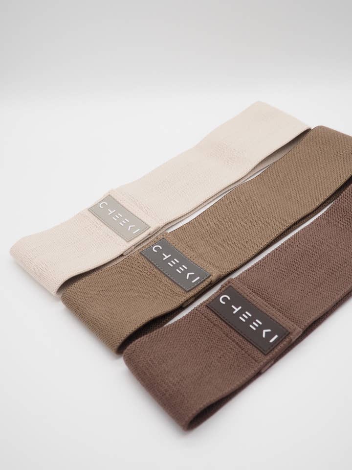 Set di bande di resistenza | toni del marrone per la vendita all'ingrosso da parte di Cheeki Collection