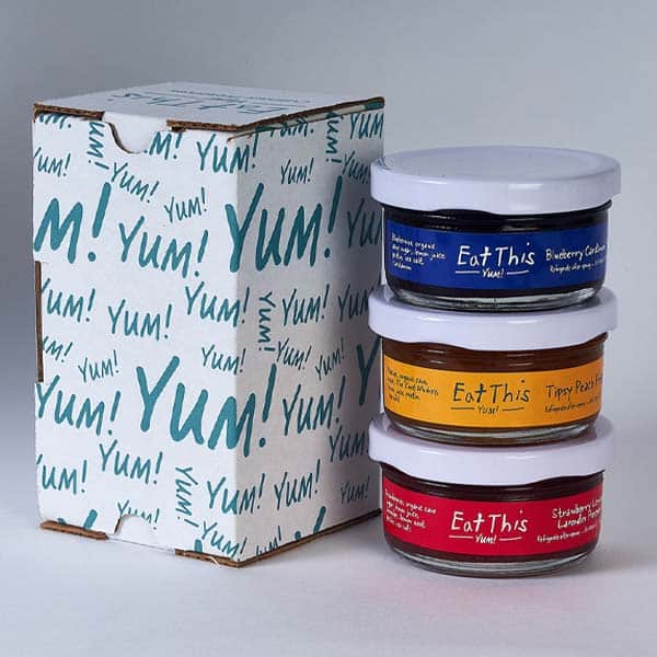 Eat This Yum – wholesale Sylt/gelé – Sött trio av syltar