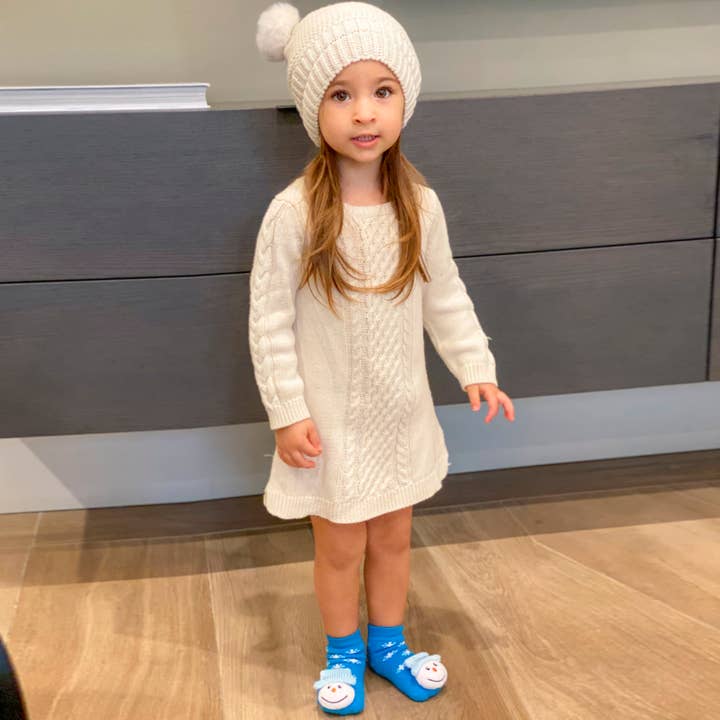 Liventi - Wholesale Socks - Baby - Snowman Christmas Boogie Toes Rattle Socks