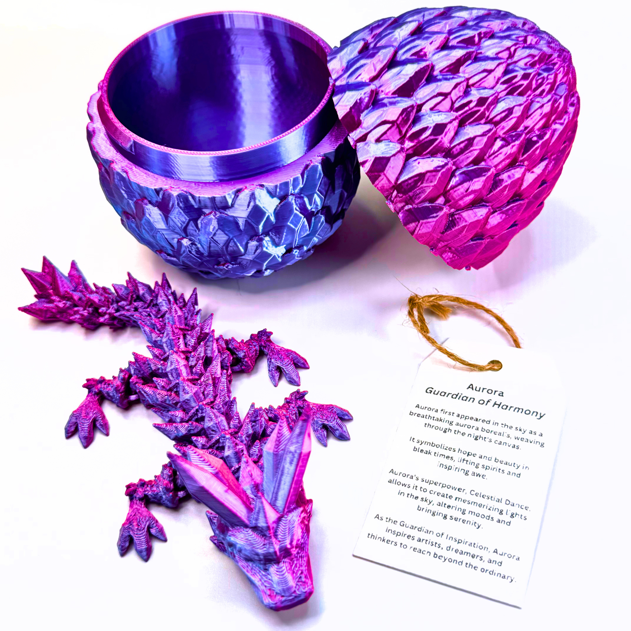 Dragon Fidgets - Wholesale Fidget Toy - Kids - 6IN Baby Crystal Dragon & Optional 4IN Egg, Fidget Toy27