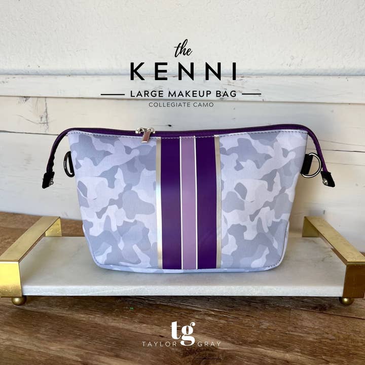 The Kenni Neoprene Large Makeup Bag | shoptaylorgray for wholesale by TAYLOR GRAY